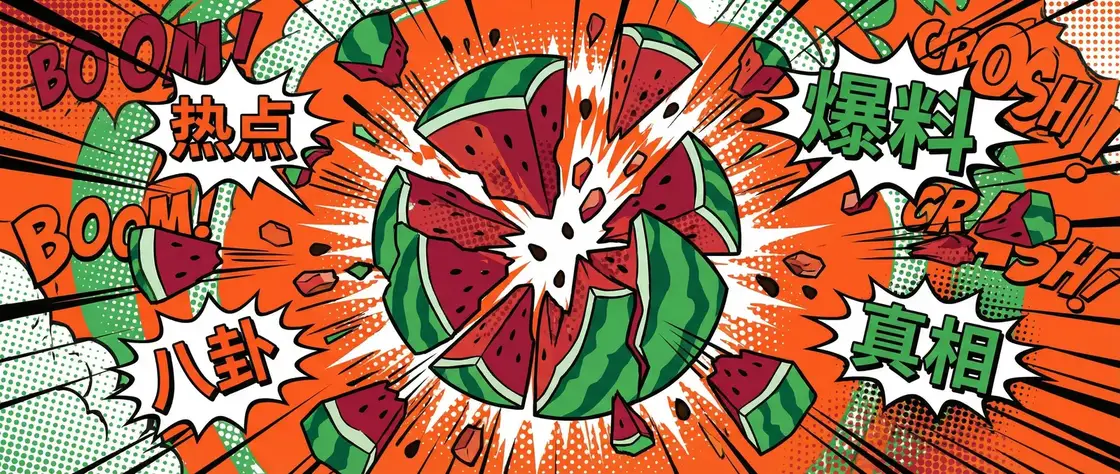 明星黑料 今日头瓜爆炸漫画横幅